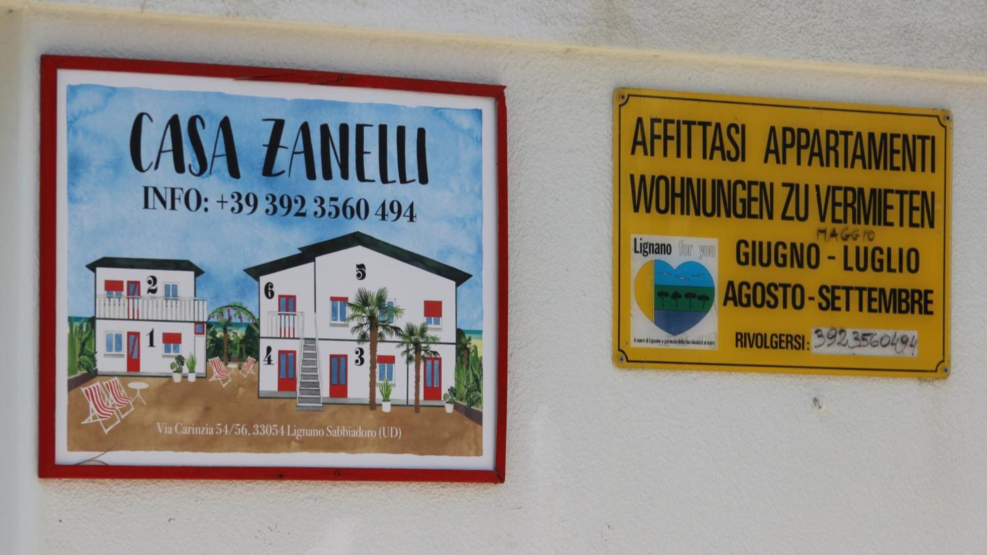 Апартаменты Casa Zanelli Линьяно-Саббьядоро Экстерьер фото